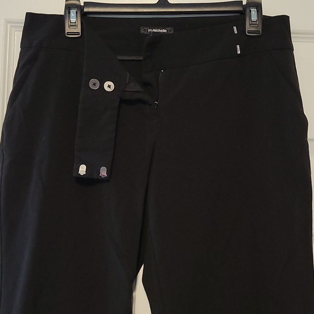 Juniors black work pants, size 9